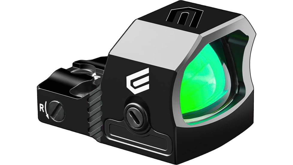 Cyelee Optics CAT G-PRO Reflex Green Dot Sight, 1x21x16.5mm, 3 MOA Dot, Black, X004BZWF63