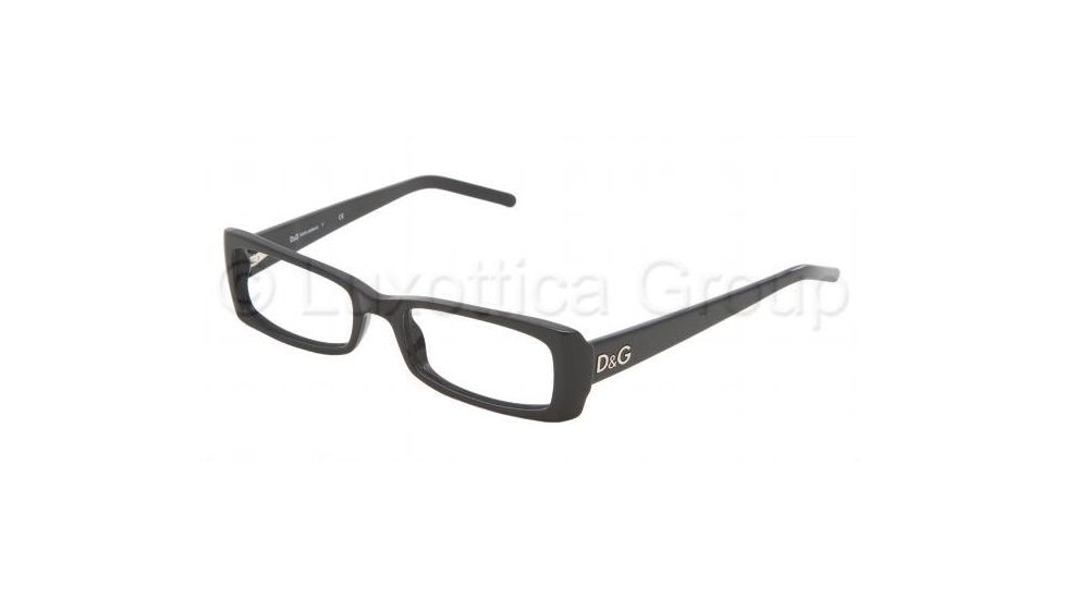 D&amp;G DD1158 Bifocal Eyeglasses Black Frame / 50 mm Prescription Lenses, 501-5017, Select Frame Color / Lens Diameter Black Frame / 50 mm Prescription Lenses