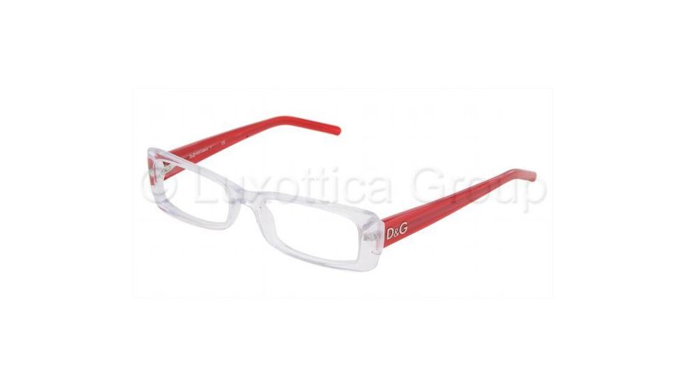 D&amp;G DD1158 Bifocal Eyeglasses - Crystal Demo Lens Frame / 50 mm Prescription Lenses, 830-5017