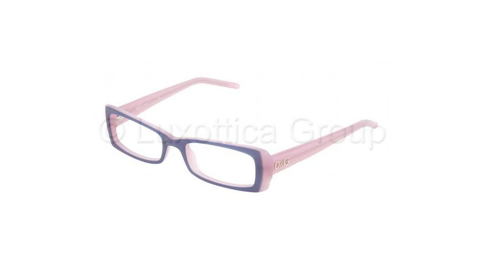 D&amp;G DD1158 Bifocal Eyeglasses - Violet On Pink Frame / 50 mm Prescription Lenses, 628-5017