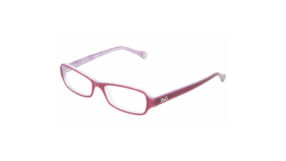 D&amp;G DD1201 SV Prescription Eyeglasses - Violet On Lilac Demo Lens Frame / 50 mm Prescription Lenses, 1766-5016