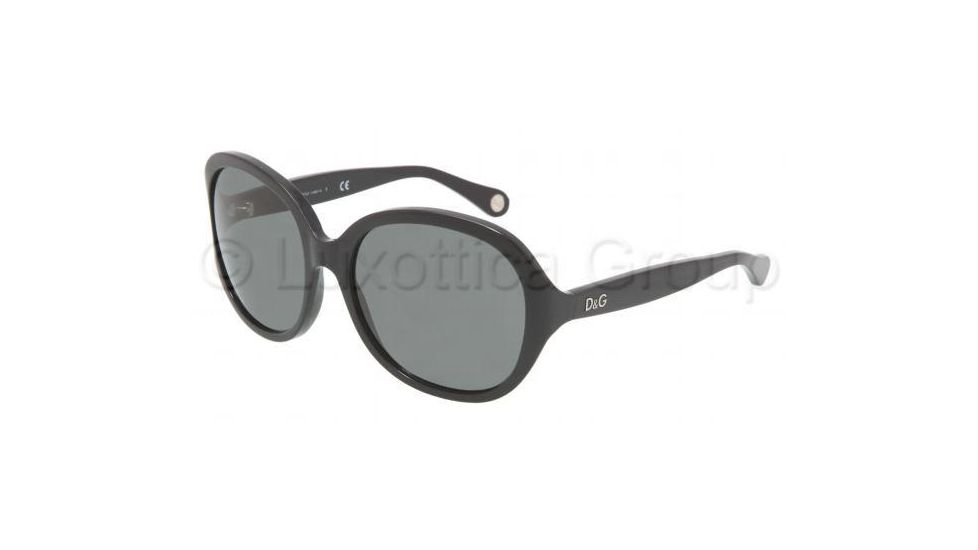 D&amp;G DD3034 SV Prescription Sunglasses - Black Frame / 57 mm Prescription Lenses, 501-87-5717