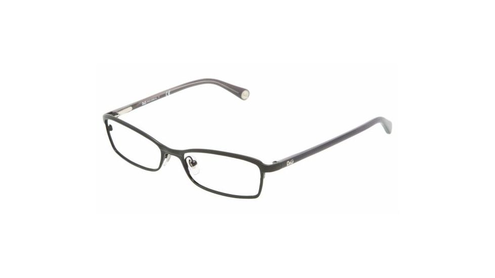 D&amp;G DD 5089 Eyeglasses Styles - Black Frame w/Non-Rx 52 mm Diameter Lenses, 499-5216