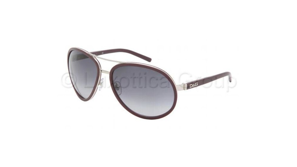 D&amp;G DD 6048 Sunglasses Styles Silver Frame / Gray Gradient Lenses, 150-8G-6316