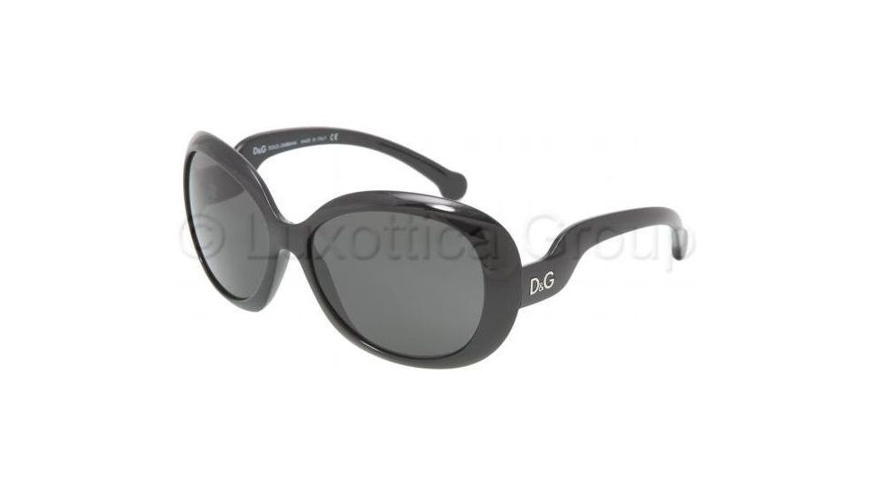 D&amp;G DD8063 Bifocal Prescription Sunglasses DD8063-501-87-6015 - Lens Diameter: 60 mm, Frame Color: Black