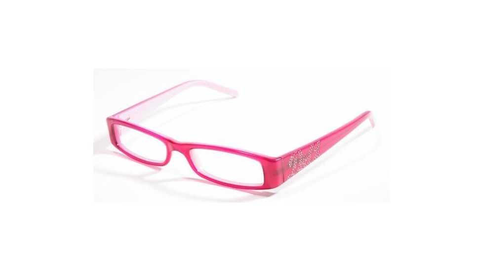 D&amp;G DD1128B Bifocal Eyeglasses - Pink Top Fuchsia Demo Lens Frame / 49 mm Prescription Lenses, 655-4916