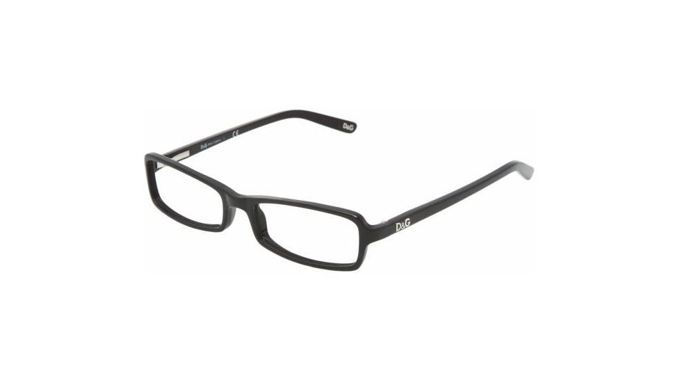 D&amp;G DD1175 Progressive Eyeglasses - Black Demo Lens Frame / 50 mm Prescription Lenses, 501-5016