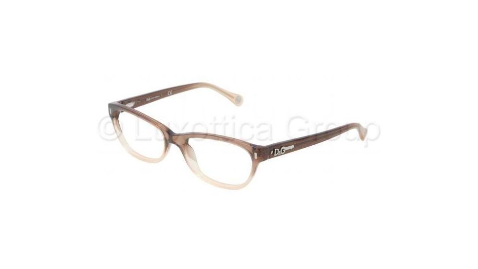 D&amp;G DD1205 Progressive Prescription Eyeglasses 1675-5017 - Brown Gradient Frame