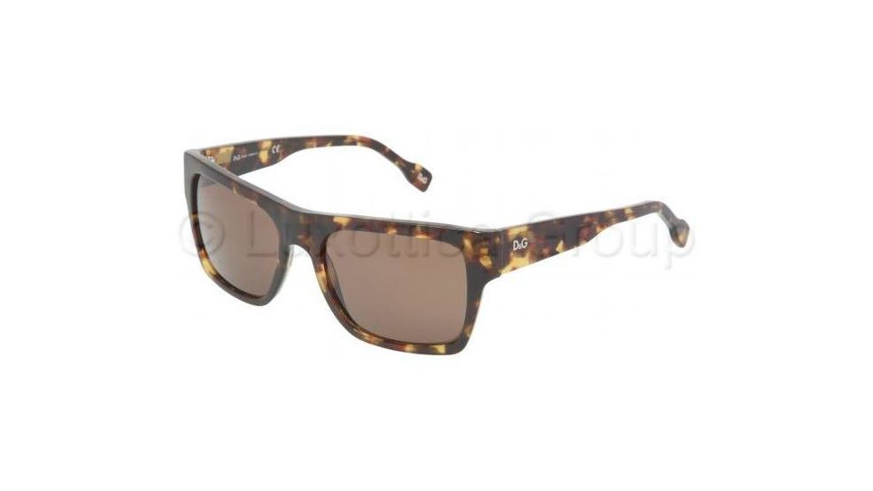 D&amp;G DD3044 Sunglasses 814/73-5618 - Dark Havana Brown