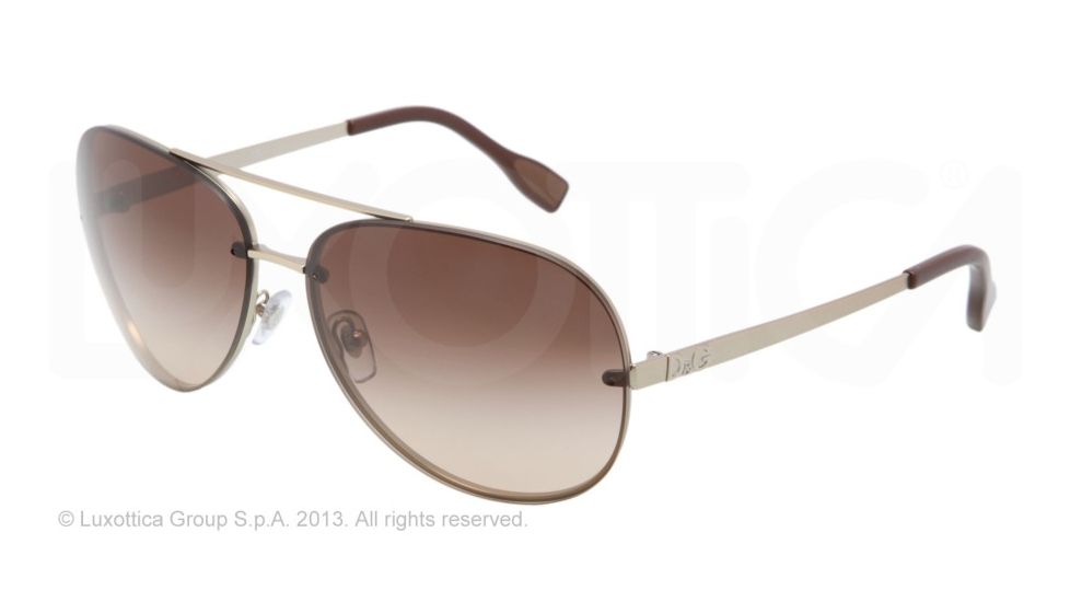 D&amp;G YOUNG&amp;COLOURED DD6086 Progressive Prescription Sunglasses DD6086-110713-64 - Lens Diameter 64 mm, Lens Diameter 64 mm, Frame Color Matte Pale Gold