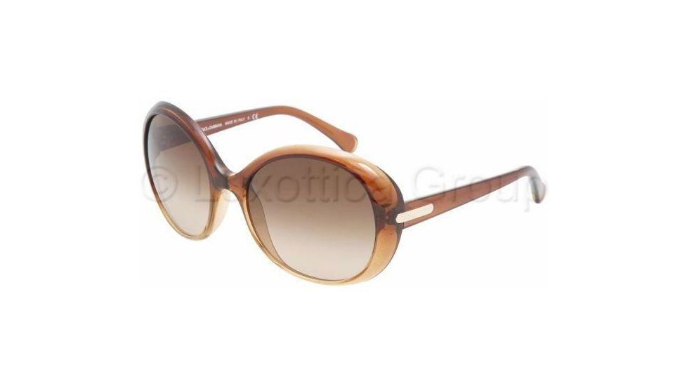 D&amp;G DD8085 Bifocal Prescription Sunglasses DD8085-178113-5818 - Lens Diameter: 58 mm, Frame Color: Brown Gradient