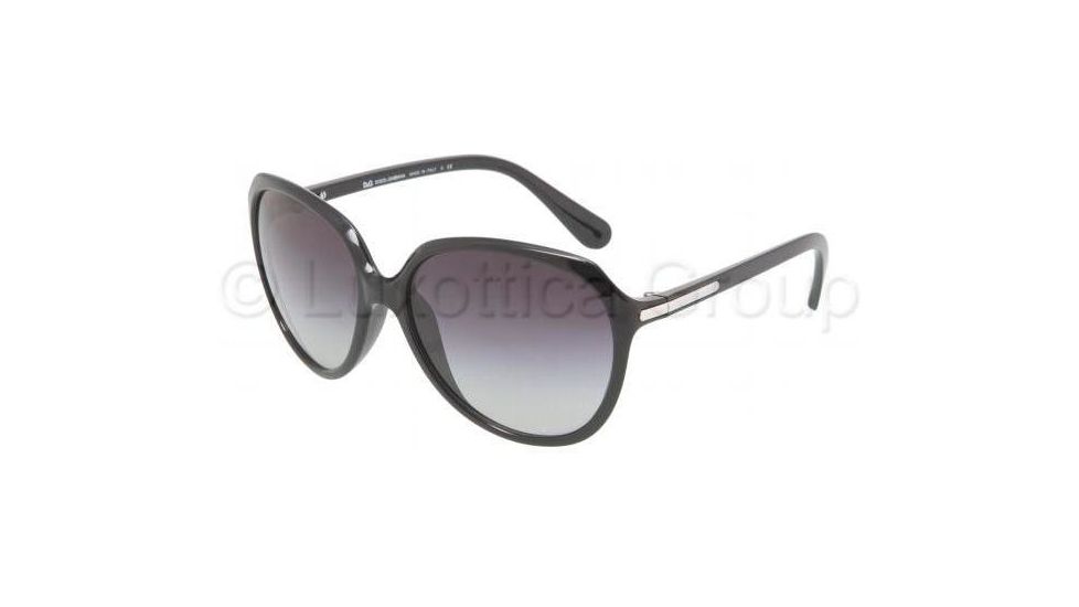 D&amp;G DD8086 Single Vision Prescription Sunglasses DD8086-501-8G-5916 - Frame Color: Black, Lens Diameter: 59 mm