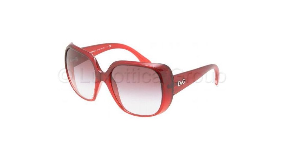 D&amp;G DD8087 Sunglasses 18888H-5718 - Red Gradient Violet Gradient