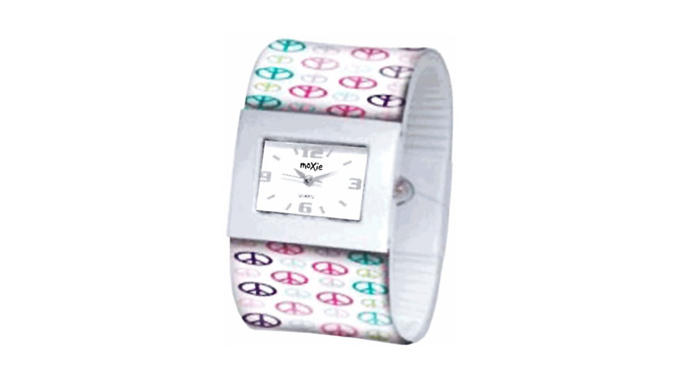 Dakota Watches Fashion Cuff, White Dial, Peace Cuff 2936-7
