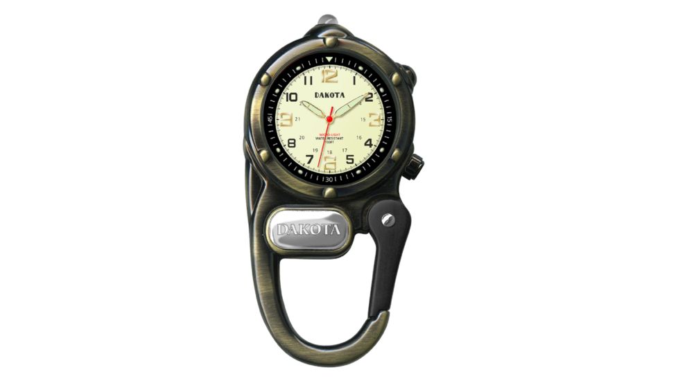 Dakota Watches Mini Clip with Microlight, Antique Gold 4010439
