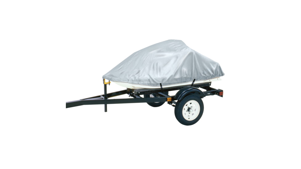 Dallas Manufacturing Co. Polyester Personal Watercraft Cover B, Fits 3 Seater Model Up To 124"L x 49"W x 40"H - Silver 59965