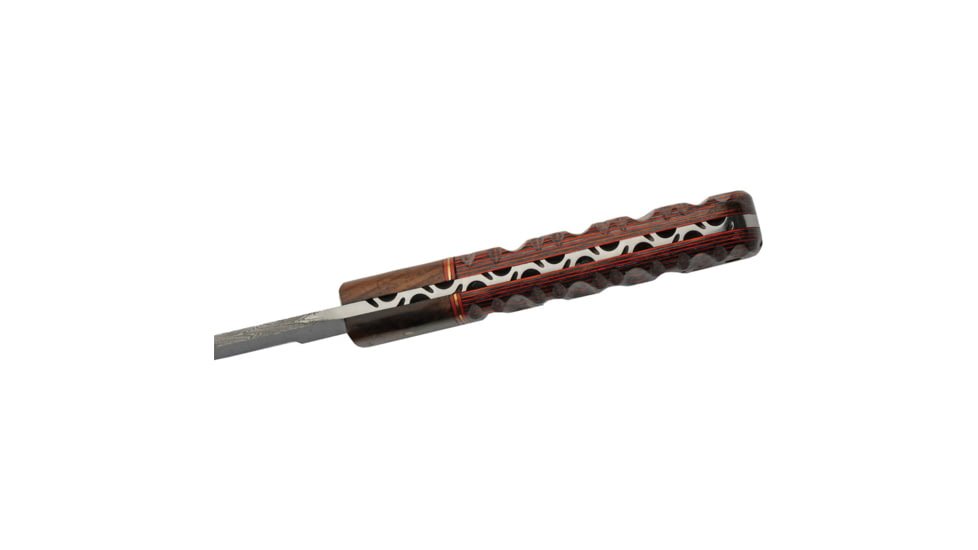 Damascus 13.75 Seax Bld Red Hnd Ws