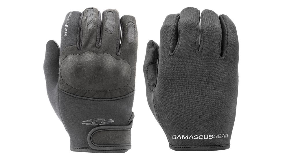 Damascus Protective Gear Damascus Tactical Combo Gloves, Black, Small, CP-1T SM