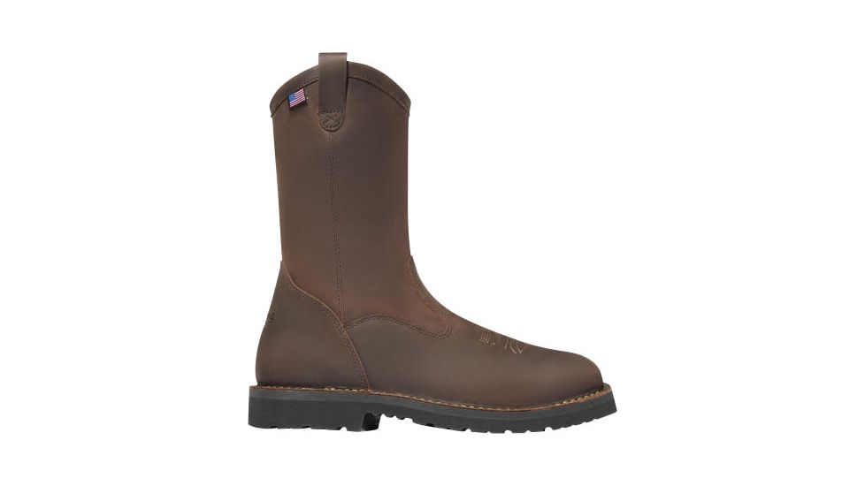 Danner Bull Run Wellington 11in Square Toe Boots - Mens, Brown, 12EE 15582-12EE