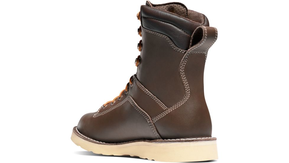 Danner Quarry USA 8in Wedge Alloy Toe Boots, Brown, 9D, 17329-9D
