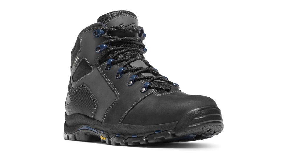 Danner Vicous 4.5in Non-Metallic Toe Boots, Black/Blue, 7D, 13864-7D