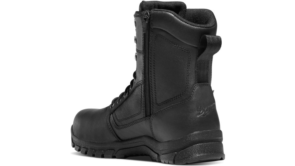 Danner Lookout EMS/CSA Side-Zip 8in Non-Metallic Toe Boots, Black, 3B, 23826-3B