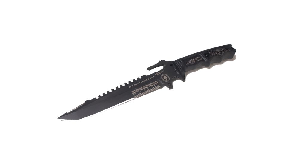 Dark Ops Doh113 Interceptor 911 E E Tactical Knife With Sheath Ticn Finish