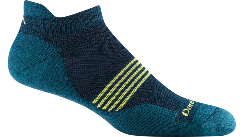 Darn Tough Element No Show Tab Lightweight w/ Cushion Socks - Mens, Dark Teal, Extra Large, 1116-DARK-TEAL-XL-DARN