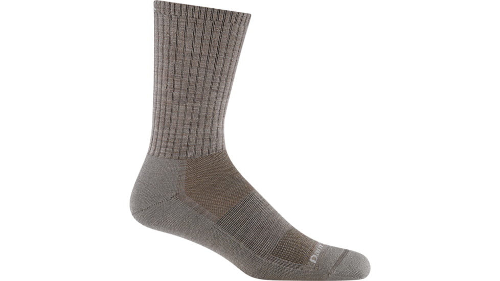 Darn Tough The Standard Crew Lightweight with Cushion Socks - Mens, Rye, Extra Large, 1657-C-E030-06