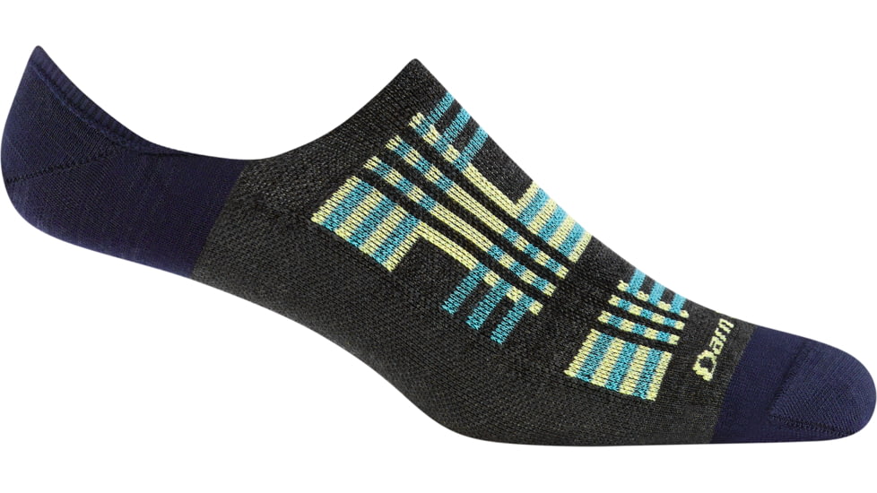 Darn Tough Weave No Show Hidden Lightweight Shoes - Mens, Charcoal, Medium, 6095-CHARCOAL-M-DARN