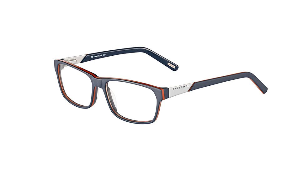 Davidoff 92024 Bifocal Prescription Eyeglasses, Dark Blue Frame, 92024-6661BI