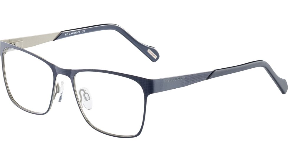 Davidoff 93064 Bifocal Prescription Eyeglasses, Blue Grey Frame, 93064-1007BI