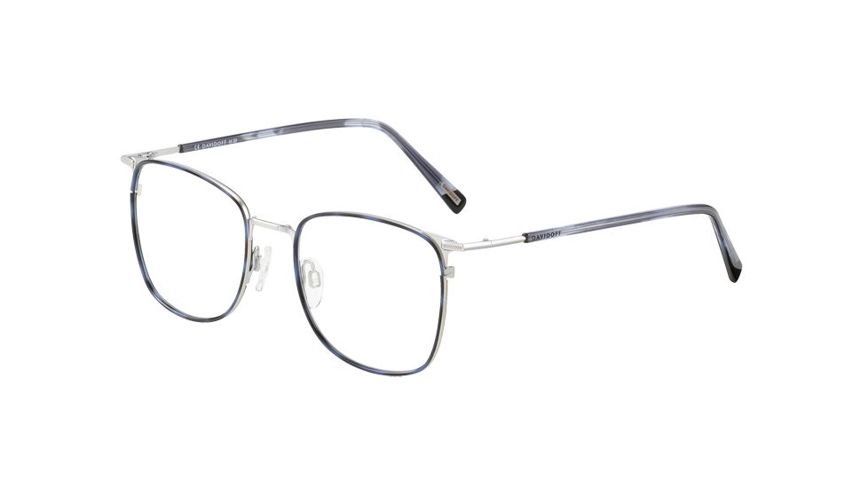 Davidoff 93068 Eyeglass Frame,Blue Havana Palladium Frame, 93068-3100