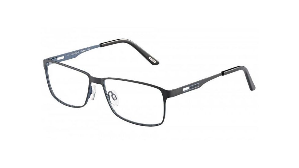 Davidoff Prescription Eyeglasses 95118 Single Vision Black Frame