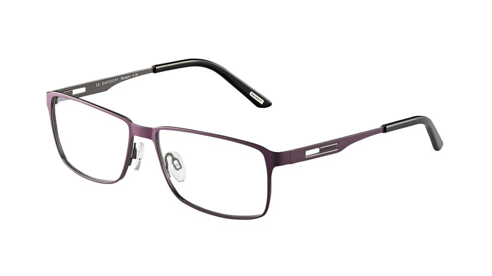 Davidoff Prescription Eyeglasses 95118 Single Vision Red Frame