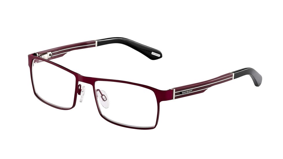 Davidoff 93041 Bifocal Prescription Eyeglasses - Red Frame and Clear Lens 93041-210BI