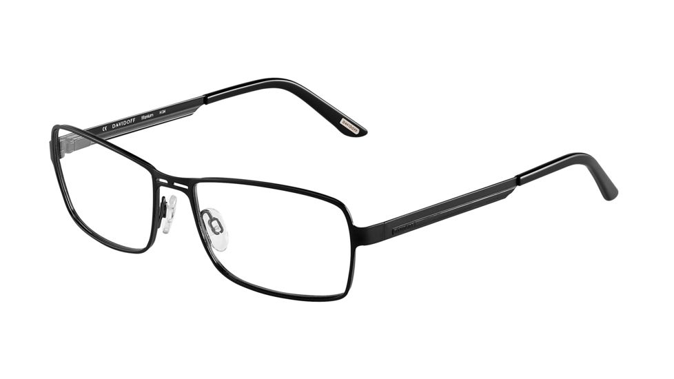 Davidoff 95109 Bifocal Prescription Eyeglasses - Black Frame and Clear Lens 95109-610BI