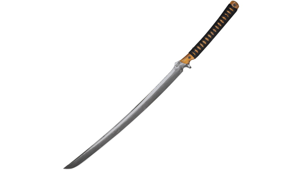 Dawson Knives Relentless Sword 21In, 31.5in Overall, 21in Hamon Finish Cpm-3V Carbon Steel Blade, Ironwood Handle, DW21