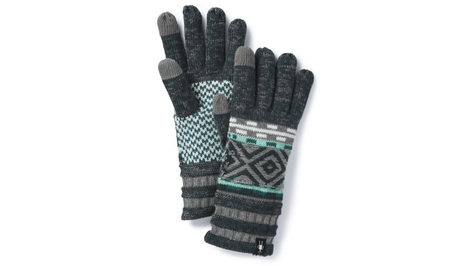 Smartwool Dazzling nderland Glove-Unisex, Lochness Heather, Unisex Medium, SW010451961-1FM