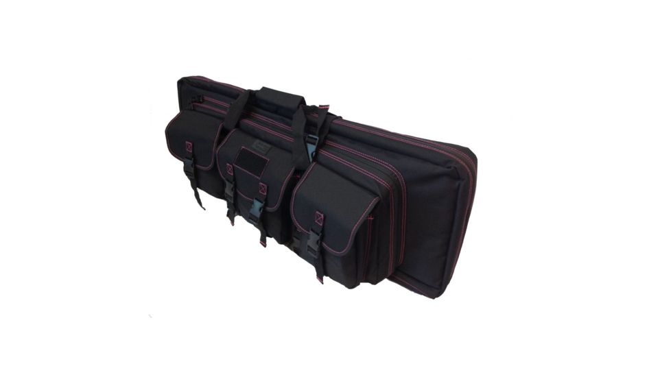 DDT 42in Double Rifle Soft Case, Diva Black/Pink DDT30816