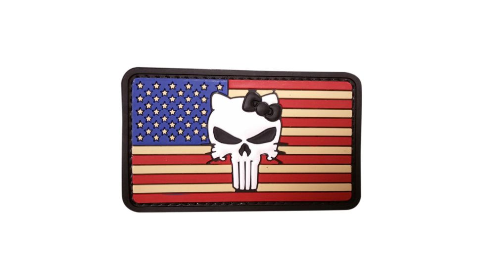 DDT Rubber Morale Patch, Flag, Hello Kitty DDT50107