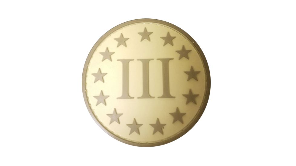 DDT Rubber Morale Patch, III Percent Tan, Tan DDT50158