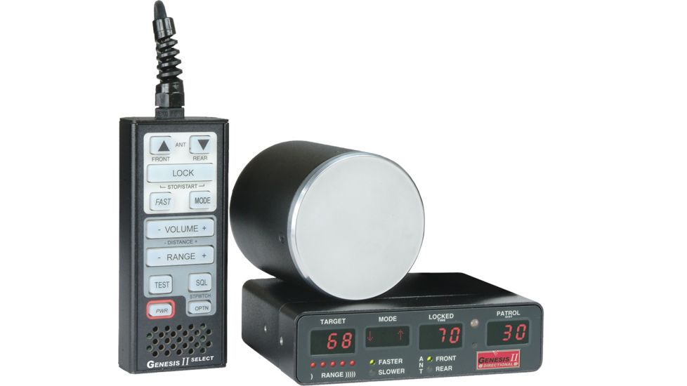 Decatur Genesis II Select Dash Mounted Radar MPH w/ 1 K band for In-Town Speed Enforcement - 5yr Warranty