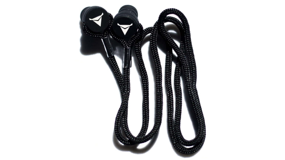Decibullz Ear Plug Lanyard, Black, Standard, PLG1-CORD