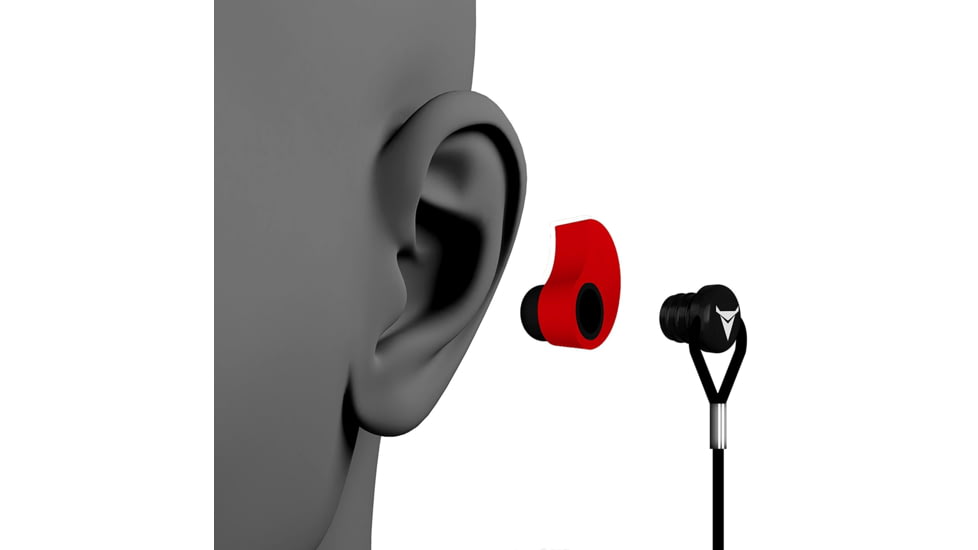 Decibullz Ear Plug Lanyard, Black, Standard, PLG1-CORD