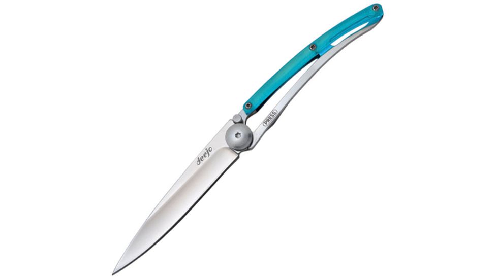 Deejo Linerlock Blue Lagoon 27Gram Knife DEE9AP010