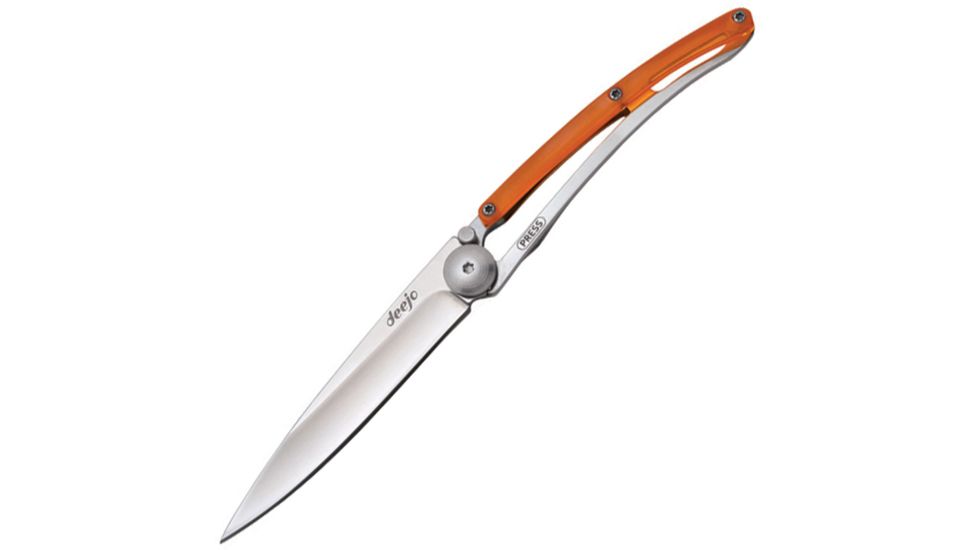 Deejo Linerlock Orange 27Gram Knife DEE9AP005