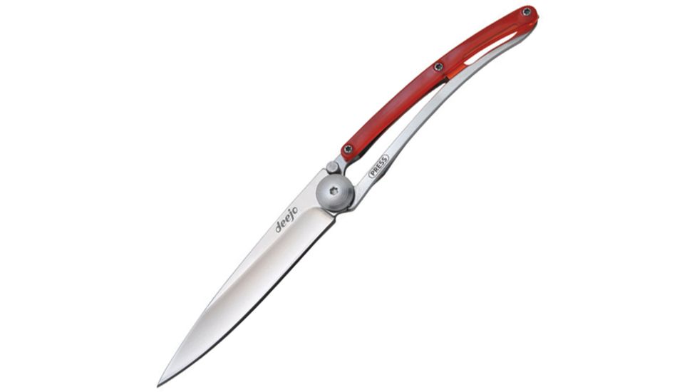 Deejo Linerlock Red 27Gram Knife DEE9AP006