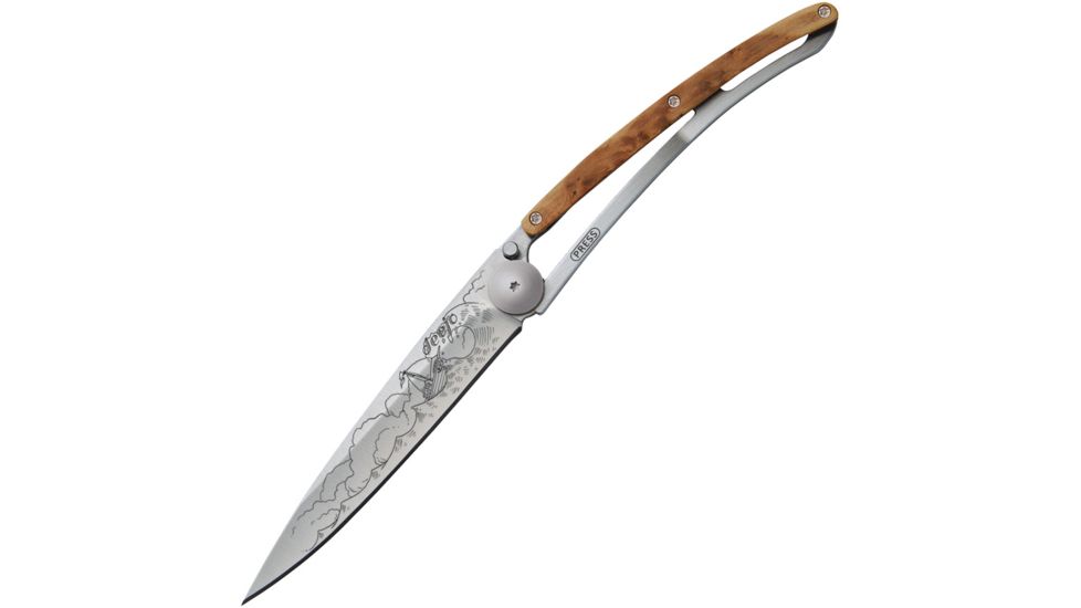 Deejo Tattoo 37g Juniper Open Sea Folding Knife, Juniper Open Sea Tattoo DEE1CB033