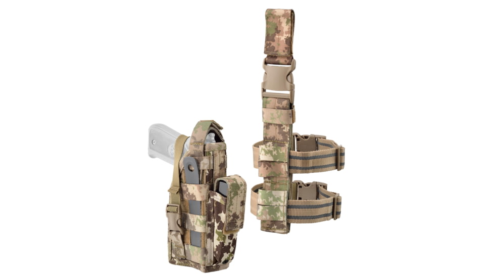 Defcon 5 Ambidextrous Leg Pistol Holster, Multiland, NSN 8465150236310, D5-GS08 ML